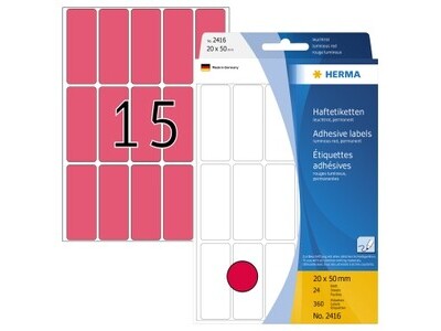 HERMA Universaletikett 20 x 50 mm (B x H)