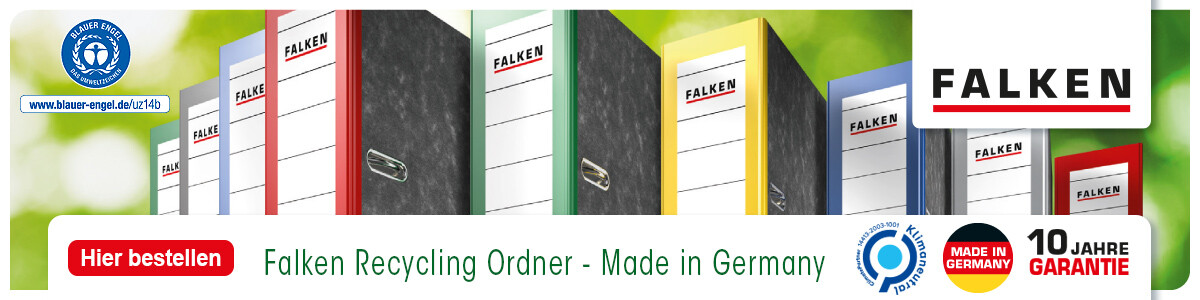 Falken Recycling Ordner - Made in Germany!