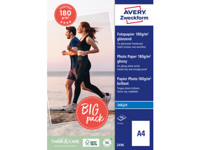 Fotopapier Zweckf. 2496 A4 180g Inkjet