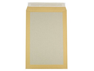 Versandt. B4 oF PRW 120g HK braun 250X353, OHNE FENSTER, PAPPRÜCKWAND, HAF