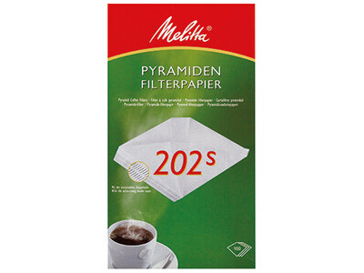 Filterpapier Pyramiden Melitta 202S weiß