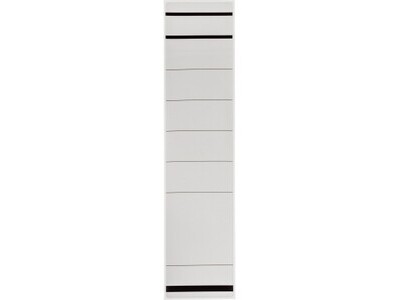 Rückenschild breit/lang sk weiß 60 x 280 mm