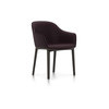 Vitra Softshell Chair Vierbein-Untergestell chocolate Plano braun
