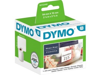 Etikett Dymo 99015 54x70mm weiß LABELWRITER DISKETTEN-NAMENS, 320