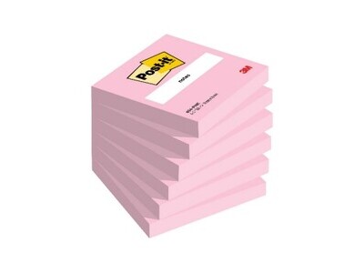 Haftnotiz Post-It 654-PNK 76x76mm pink