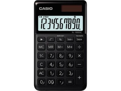 Taschenrechner Casio SL1000SCBK schwarz