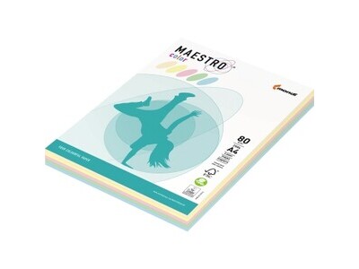 Kopierp. A4 80g sortiert pastell