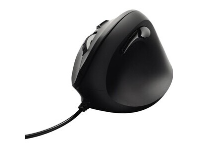 Mouse Hama Vertikal Ergonomisch schwarz Kabel