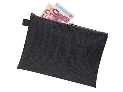 Banktasche Veloflex 2725 A5 235x170mm SCHWARZ, METALLREIßVERSCHLUSS