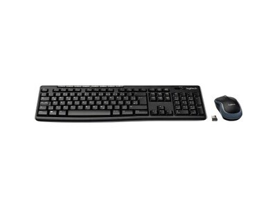 Tastatur+Maus-Kit Logitech MK270 schwarz KABELLOS USB