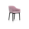 Vitra Softshell Chair Vierbein-Untergestell basic dark Plano pink:sierragrau