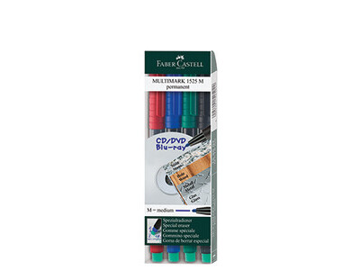 OHP-Marker Castell 1525 M 4er Etui Mulitmarker permanent 1,0mm