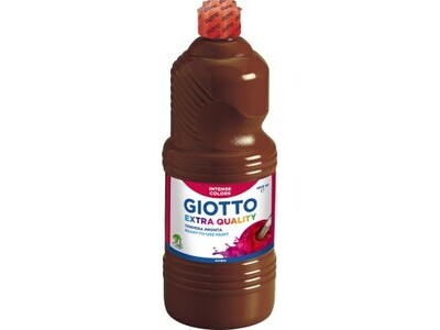 Deckfarbe Giotto Tempera 1L braun Flasche geeignet für Kinder ab 3 Jahren