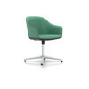 Vitra Softshell Chair Vierstern-Untergestell poliert Plano mint:forest