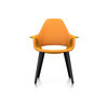 Vitra Organic Chair UG Esche Hopsak gelb:poppy red