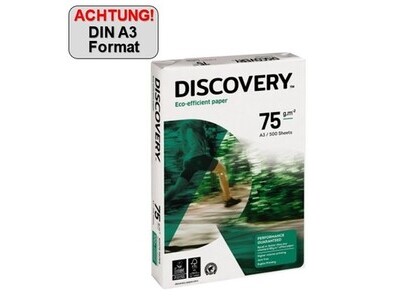 Kopierp. Discovery A3 75g weiß 500Bl./Pack