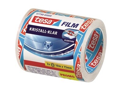 Klebefilm Tesa 57790 10mx15mm 3 Stk kristallklar