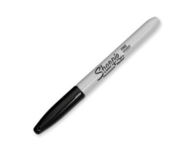 Permanentmarker Sharpie F schwarz Rundspitze