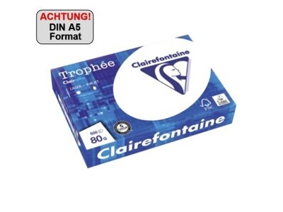 Kopierp. Trophee blanc A5 80g hochweiß