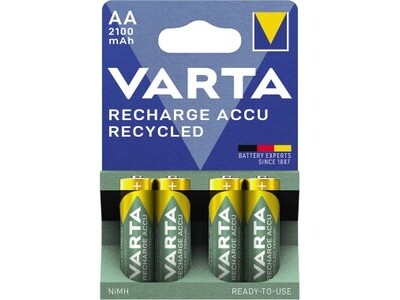 Akku Varta Recycled Mignon AA 1,2V 4 ST.