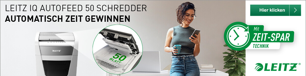 Leitz IQ Autofeed 50 Schredder - Automatisch Zeit gewinnen!