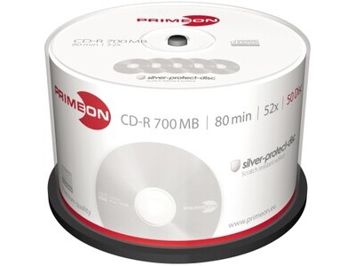 CD-R Primeon 700MB 80Min. 50er Spindel