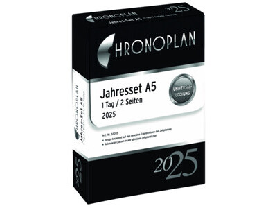 Jahresset Chronoplan 50205 A5 1 TAG / 2 SEITEN