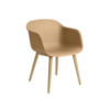Muuto Fiber chair woodbase ochre oak WB med-res
