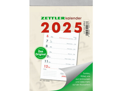 Abreisskalender Zettler 325-0000 1W/1S 10,5X15CM, SONN-UND FEIERTAGE HERVORGEH