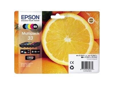 Tintenpa. Multi. EPSON 33 bk/col C13T33374011