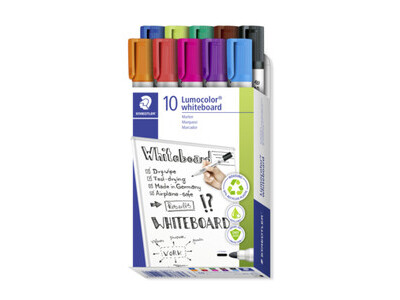 Boardmarker Staedtler 351B 2mm 10er-Etui Keilspitze 2-5mm