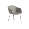 Fiber chair tubebase grey