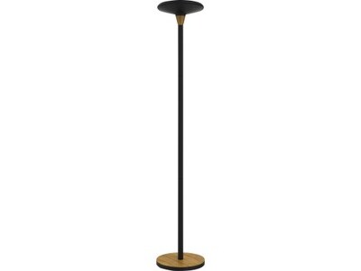 LED-Deckenfluter Unilux BALY BAMBOO schwarz, bambus, 400140805