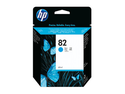 Tintenpa. HP 82 C4911A cyan