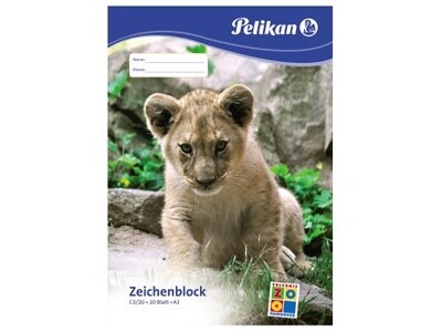 Zeichenblock Pelikan 224840 A3 20 Blatt