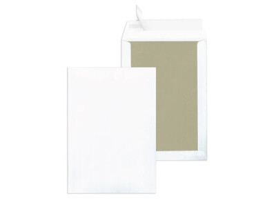 Versandtasche mit Papprück. B4 oF 120g HK 250x353mm