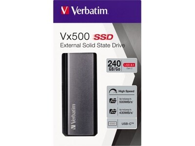 Externe Festplatte Verbatim SSD 240GB USB 3.1