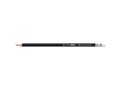 Bleistift lackiert HB mit Gummitip 0