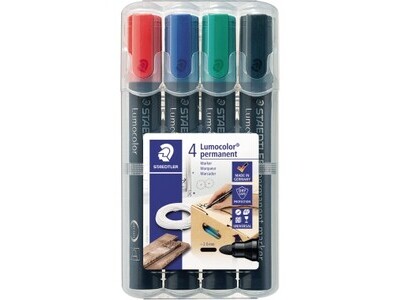 Permanentmarker Staedtler 352 4er Etui 2mm, Rundspitze