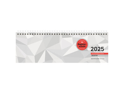 Tischkalender Zettler 166-0002 1W/1S PEFC, 32X11 CM,SONN-UND FEIERTAGE