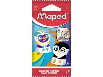 Radiergummi Maped Ergo Fun 2er Pack