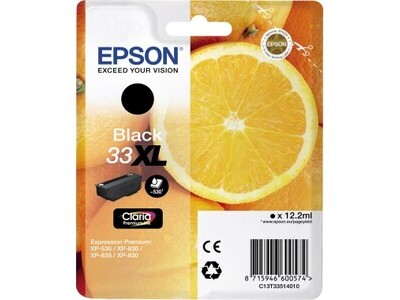 Tintenpa. EPSON 33XL black C13T33514012