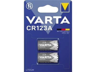 Batterie Varta CR123A 3V Lithium Photo 2 ST.