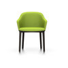 Vitra Softshell Chair Vierfuss UG Chocolate Plano avocado