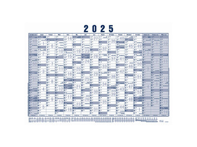 Plakatkalender Zettler 918-0015 16M/1S blau 100x65cm