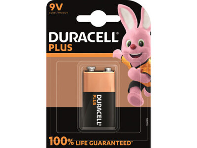 Batterie Alkaline, E-Block, 6LR61, 9V Plus, Extra Life, Retail Blister (1St.)