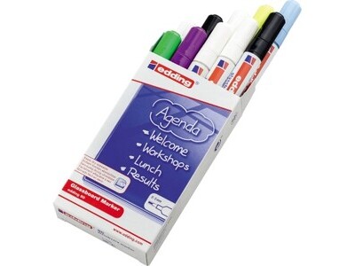 Glasboardmarker Edding 90999 10er Etui TROCKEN ABWISCHBAR, RUNDSPITZE 2-3MM