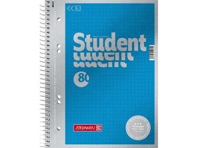 Collegeblock Brunnen 1067157 A5 dotted 90g, 80 Blatt, Student Premium