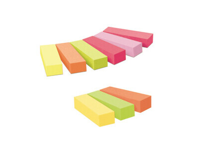 Haftmarker Post-It 670-6+3 15x50mm 9 BLÖCKE, DAVON 3 BLÖCKE GRATIS. 9 X 100