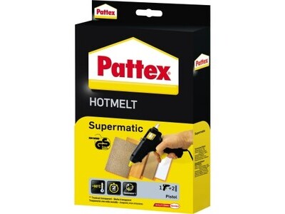 Heißklebepistole Pattex PXP06 Supermatic inkl. 2 Sticks